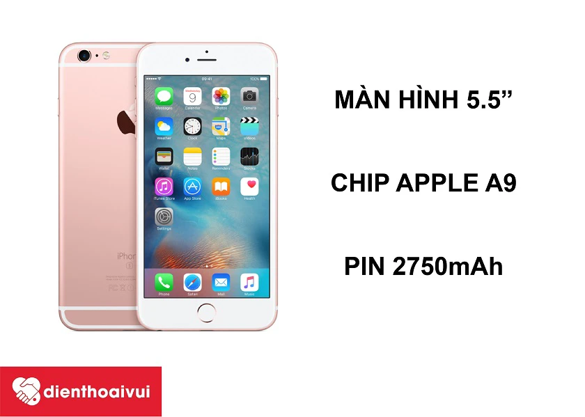 iPhone 6S Plus &ndash; Smartphone thiết kế vỏ nh&ocirc;m bền bỉ v&agrave; tinh tế