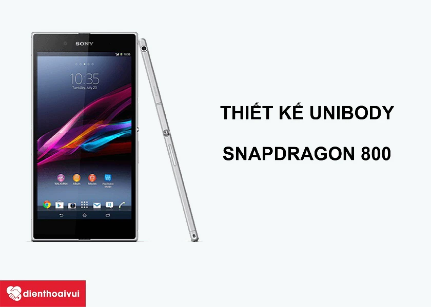 Sony Xperia Z Ultra &ndash; Thiết kế Unibody c&ugrave;ng chip Snapdragon 800