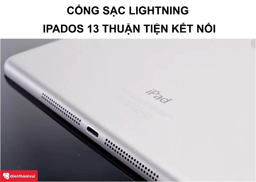 iPad Air 2 &ndash; Truyền xuất dữ liệu với cổng lightning c&ugrave;ng iPadOS