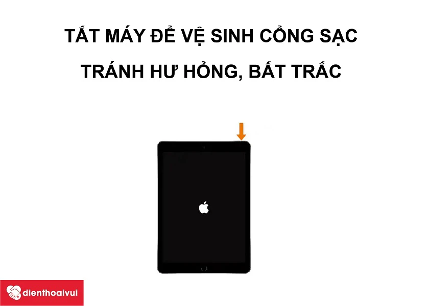 Tắt nguồn iPad