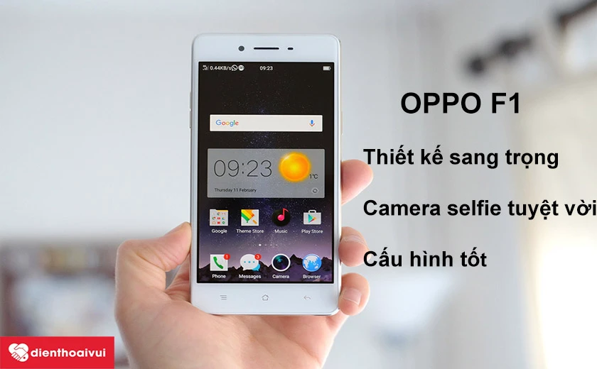 OPPO F1 - m&agrave;n h&igrave;nh IPS LCD