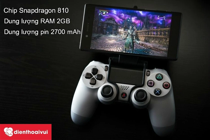 Sony Xperia Z5 Compact được trang bị con chip Qualcomm Snapdragon 810