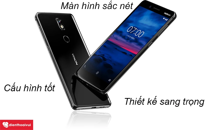 Nokia 7 sở hữu m&agrave;n h&igrave;nh IPS LCD full HD