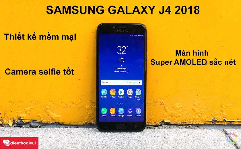 Samsung Galaxy J4 2018 mang lại trải nghiệm tốt ở ph&acirc;n kh&uacute;c gi&aacute; rẻ