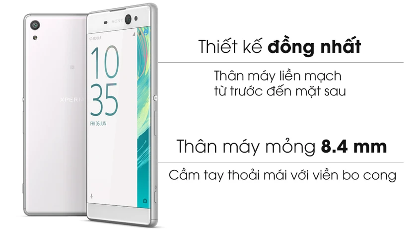 Sony Xperia XA Ultra sử dụng m&agrave;n h&igrave;nh 6 inches Full HD c&ugrave;ng với tấm nền IPS