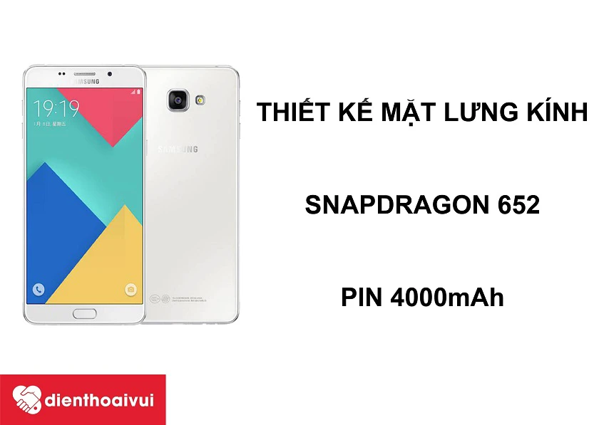 Samsung Galaxy A9 &ndash; Smartphone thiết kế mặt lưng k&iacute;nh sang trọng v&agrave; tinh tế
