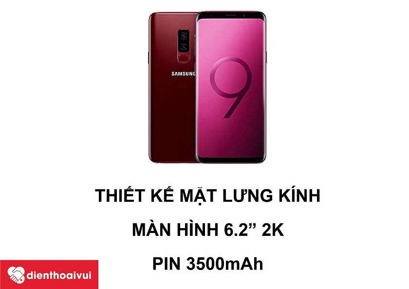 Samsung Galaxy S9 Plus &ndash; Smartphone cao cấp thiết kế mặt lưng k&iacute;nh sang trọng