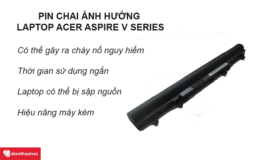 Tại sao cần thay pin laptop Acer Aspire V series?