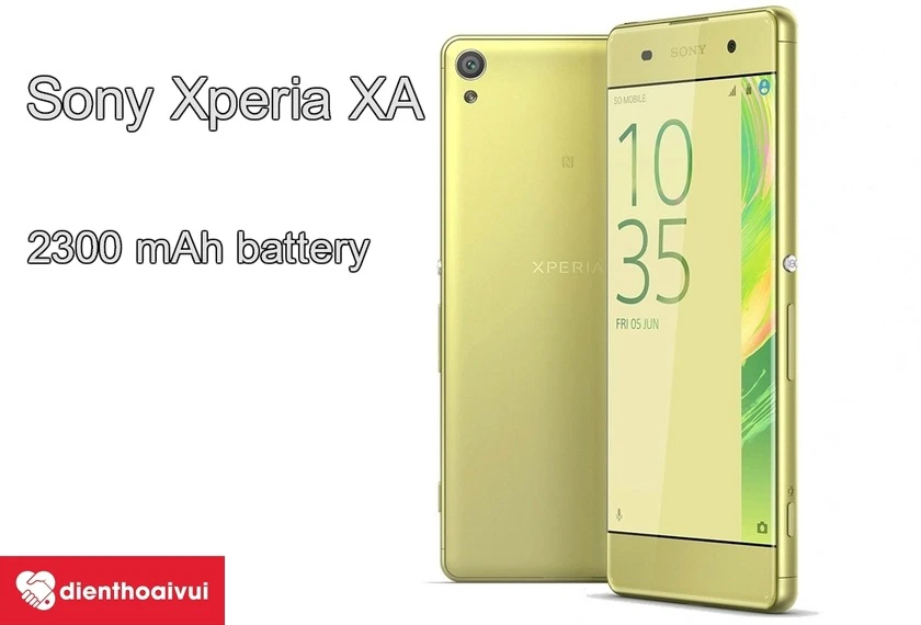 Sony Xperia XA điện thoại tầm trung kh&aacute; đẹp
