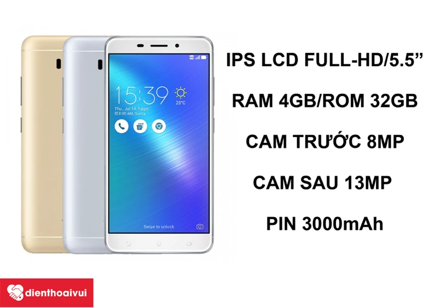 Asus Zenfone 3 Laser &ndash; Smartphone thiết kế kim loại sang trọng, Snapdragon 430 8 nh&acirc;n &nbsp;