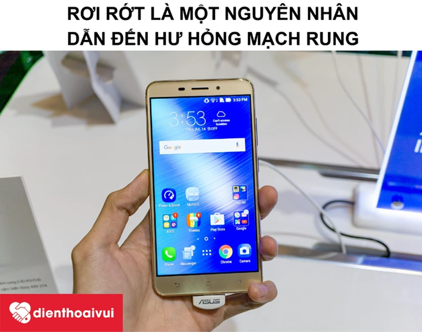 Rơi rớt l&agrave; nguy&ecirc;n nh&acirc;n hỏng rung