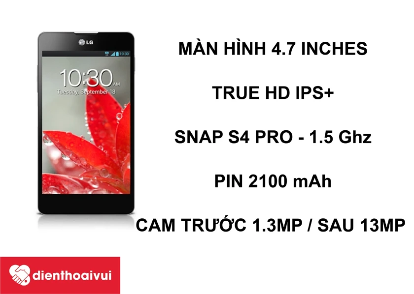 LG G &ndash; Smartphone mạnh mẽ nhất 2013, camera th&ocirc;ng minh 13 MP c&ugrave;ng snapdragon S4 Pro 1.5Ghz