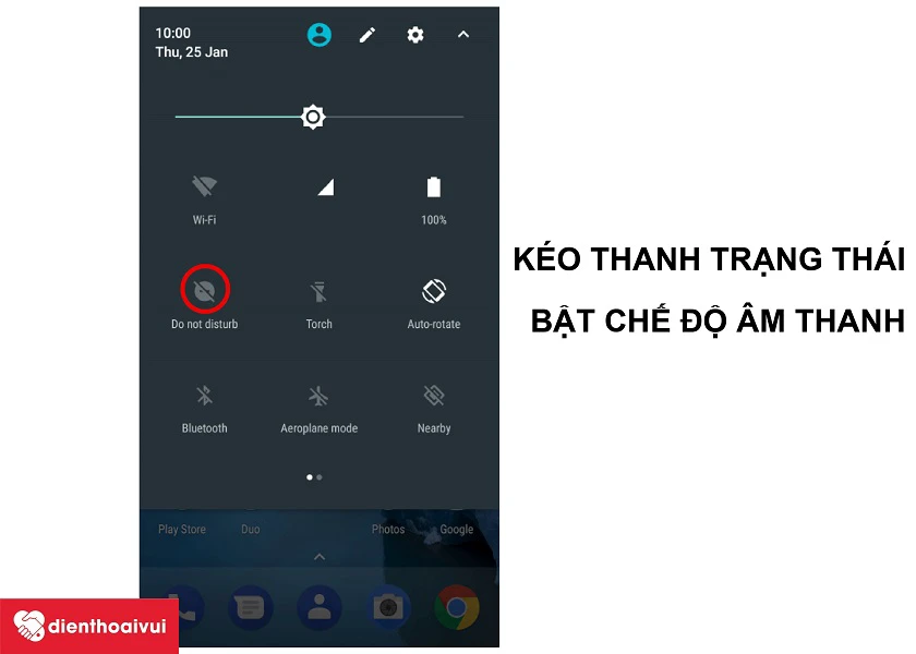 Kiểm tra chế độ &acirc;m thanh tr&ecirc;n chiếc Nokia 6