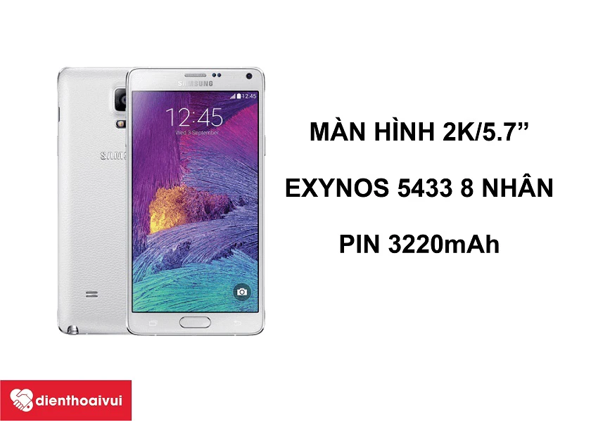 Samsung Galaxy Note 4 &ndash; Smartphone m&agrave;n h&igrave;nh 2k, c&ugrave;ng khả năng quay phim 4k