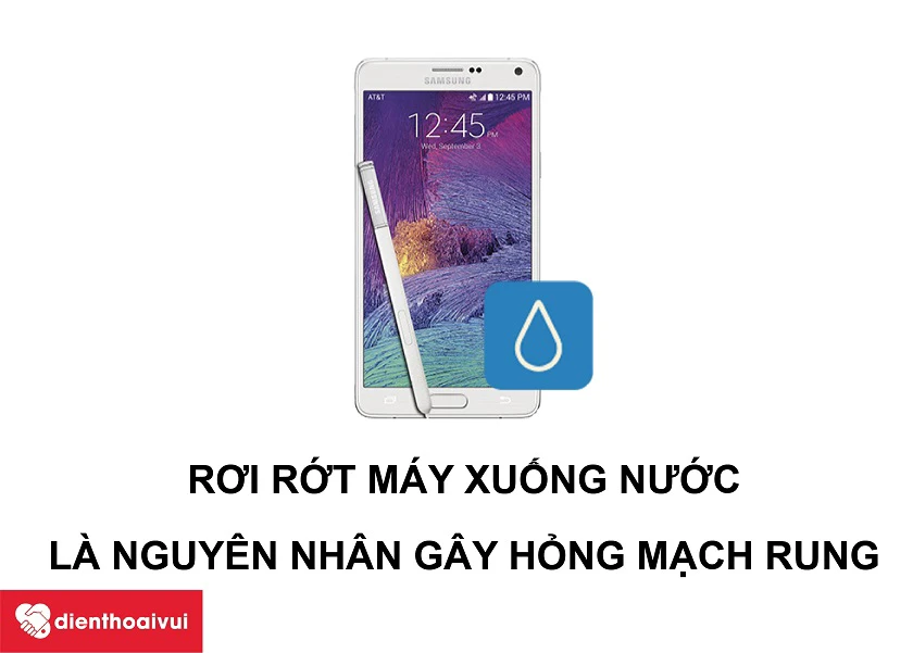 Do m&aacute;y bị nhiễm nước