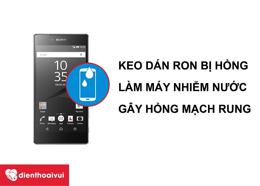 Nhiễm nước do keo dán ron hết tác dụng