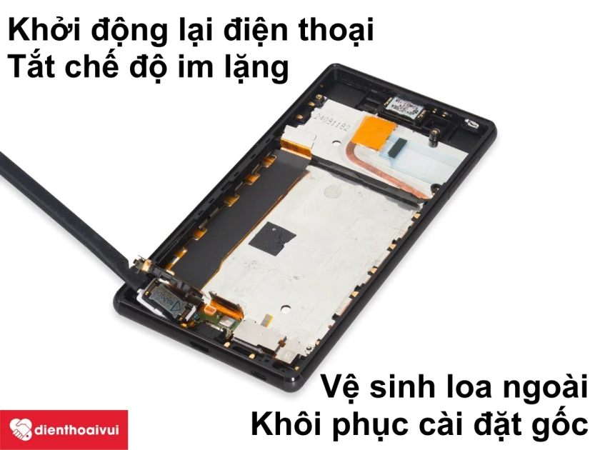 Khắc phục điện thoại loa r&egrave;