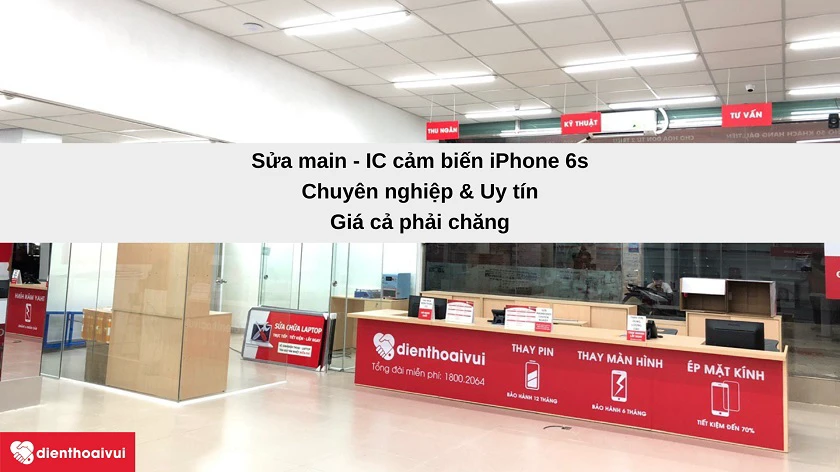 sửa main ic cảm biến iphone 6s