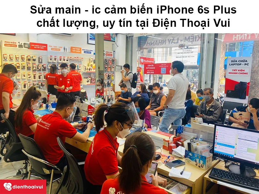 sửa main ic cảm biến iphone 6s plus