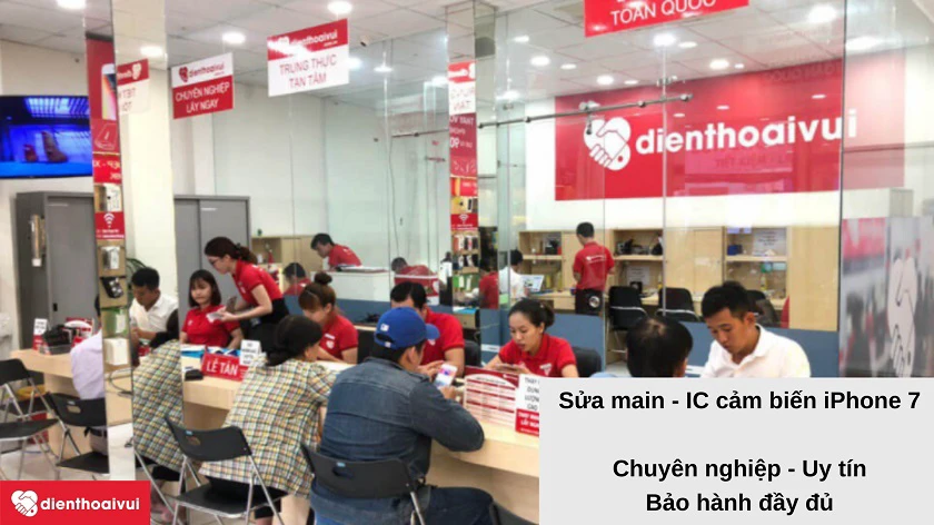 sửa main ic cảm biến iphone 7