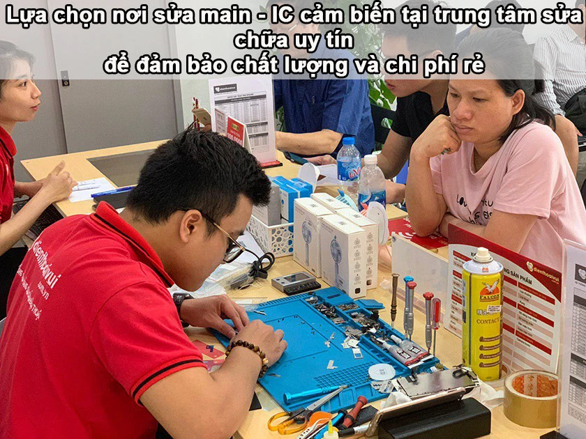 sửa main ic cảm biến iphone 8