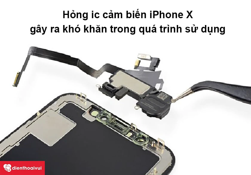 sửa main ic cảm biến iphone x
