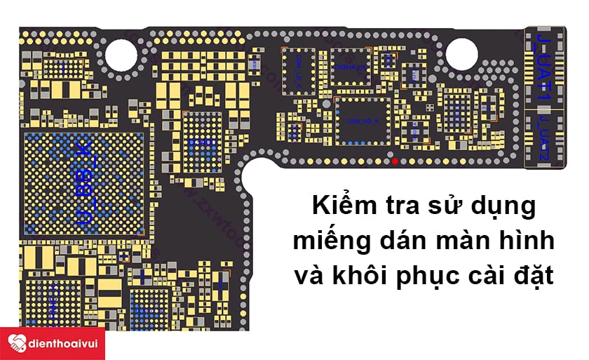 kiểm tra main - ic cảm biến iphone xs