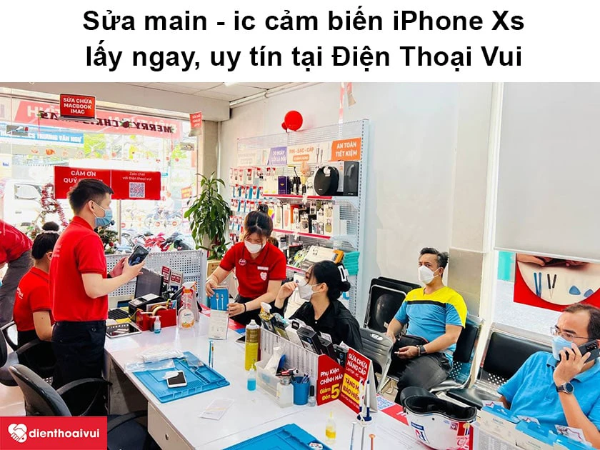 sửa main ic cảm biến iphone xs