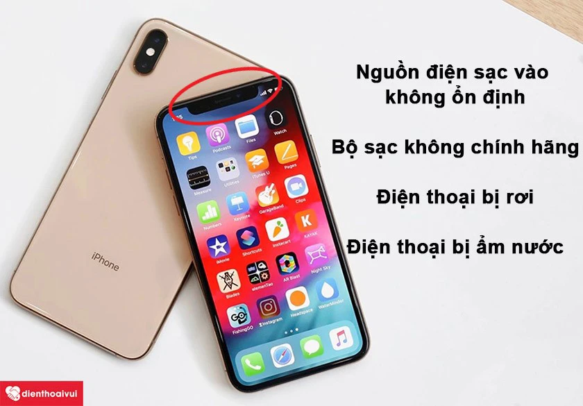 sửa main ic cảm biến iphone xs max