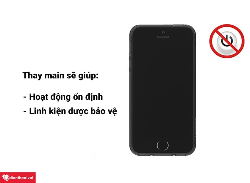 sửa main ic nguồn iphone 5se