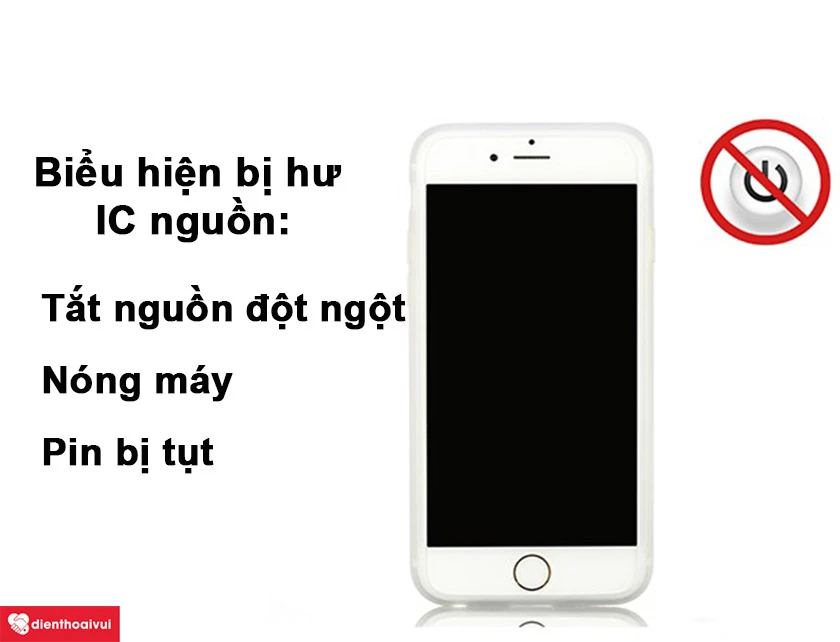 sửa main ic nguồn iphone 6