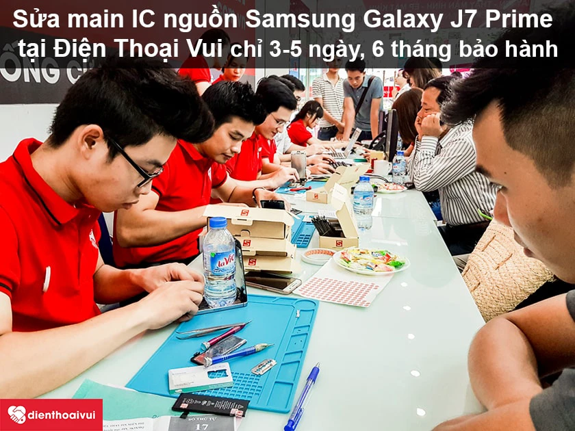Dịch vụ sửa main IC nguồn Samsung Galaxy J7 Prime uy t&iacute;n, chất lượng cao tại Điện Thoại Vui