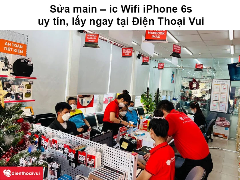 sửa main ic wifi iphone 6s