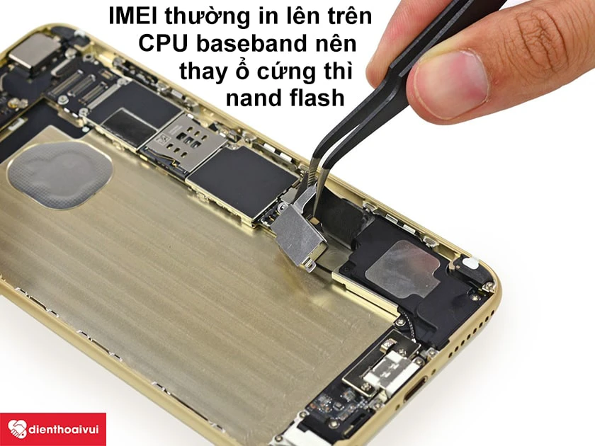 Thay main ổ cứng iPhone 5S là như thế nào?