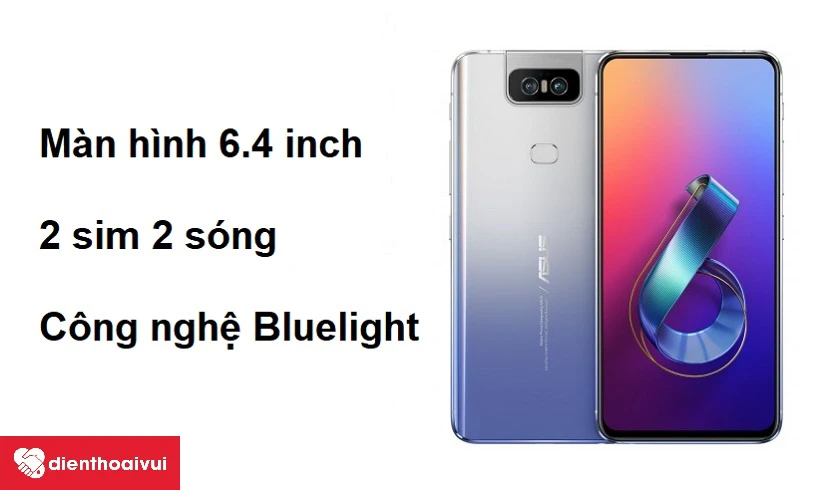 M&agrave;n h&igrave;nh 6.4 inch Full HD c&ugrave;ng hỗ trợ hai sim 4G tiện lợi