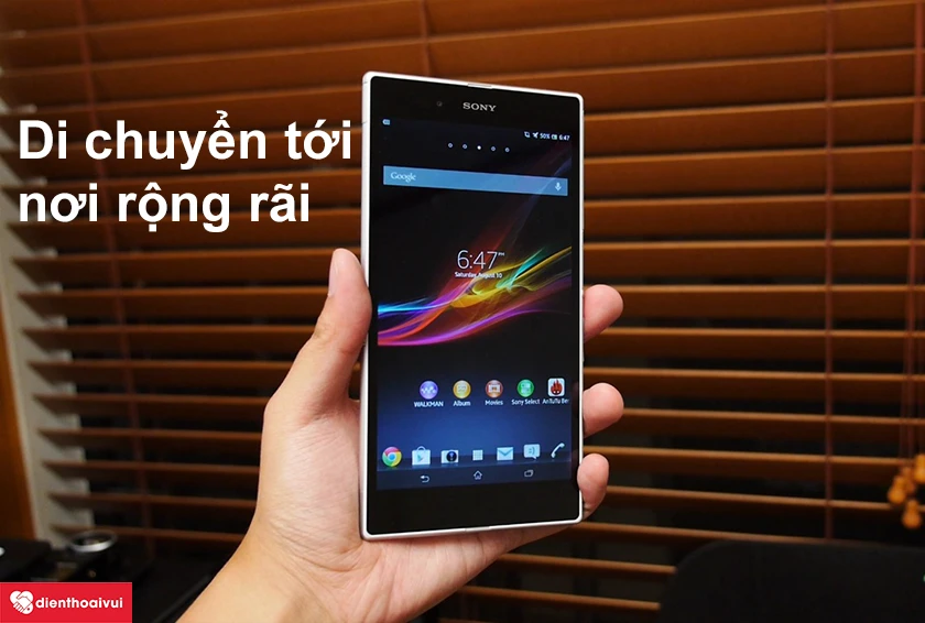 Di chuyển chiếc điện thoại tới khu vực c&oacute; nhiều s&oacute;ng