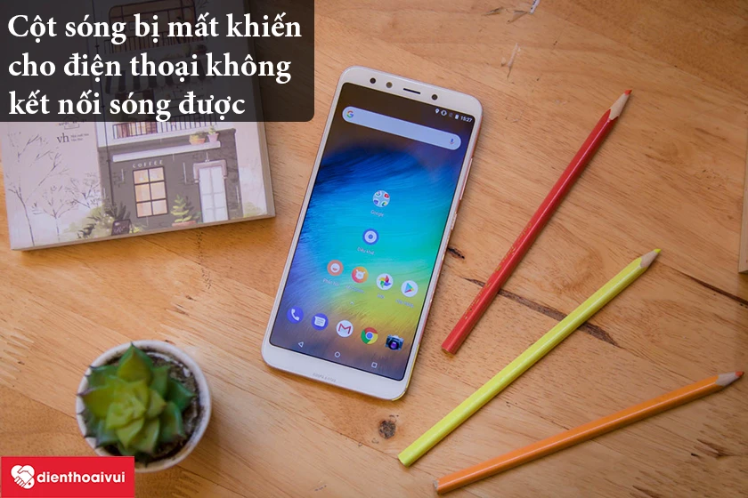 Cột sóng bị mất
