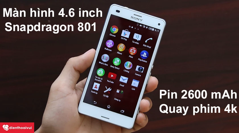 Sony Xperia Z3 Compact- Kết nối 4G LTE tốc độ cao truy cập internet mọi nơi