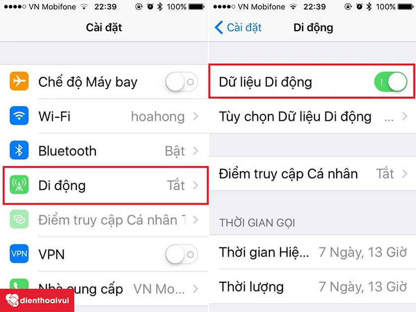 C&aacute;ch bật chức năng ph&aacute;t s&oacute;ng wifi tr&ecirc;n iPad Mini 3 phi&ecirc;n bản Cellular