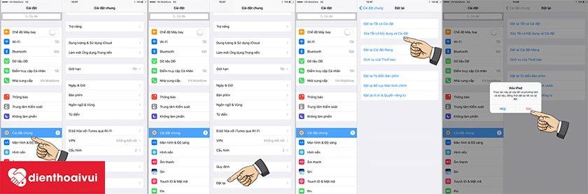 Kh&ocirc;i phục c&agrave;i đặt mạng