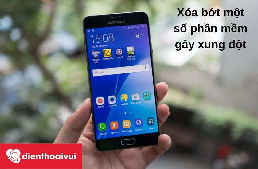 &oacute;a bớt một số phần mềm g&acirc;y xung đột với camera ch&iacute;nh để khắc phục lỗi tr&ecirc;n camera