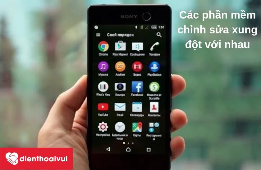 Các phần mềm chỉnh sửa ảnh bị xung đột với nhau