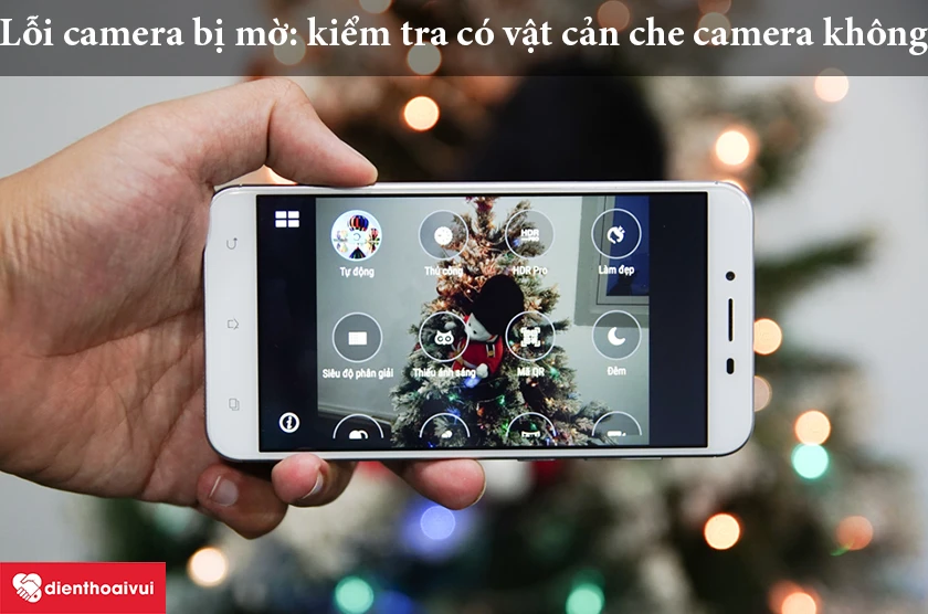Lỗi ảnh chụp bằng camera bị mờ
