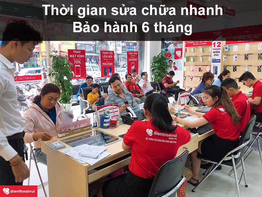 Sửa thay camera sau iPhone 5S ch&iacute;nh h&atilde;ng tại Điện Thoại Vui