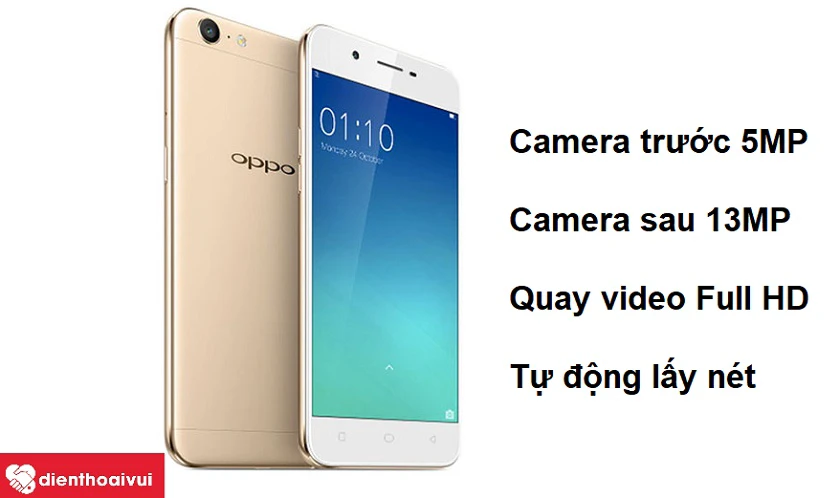 Dịch vụ thay camera sau Oppo A39 với camera sau 13MP quay phim Full HD