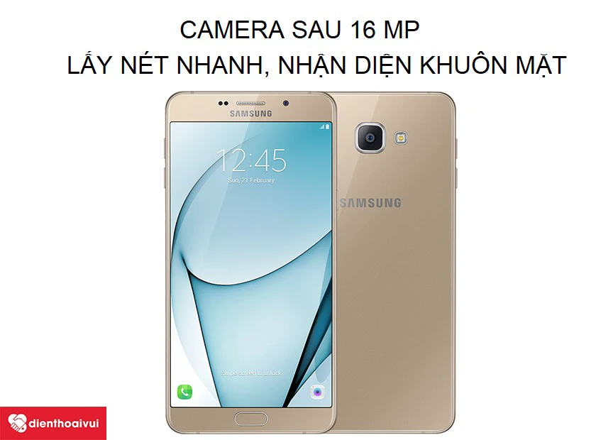 Thay Samsung Galaxy A9 Pro sở hữu camera 16 MP, nhận diện khu&ocirc;n mặt