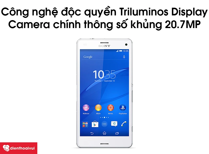 Sony Xperia Z3 Compact sở hữu camera chính 20.7 MP với nhiều chế độ chụp hình