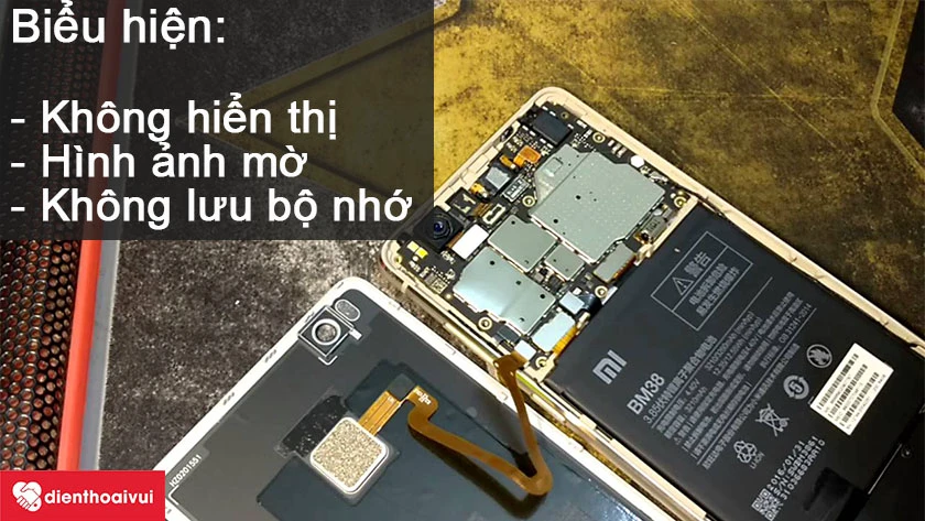 Biểu hiện camera bị hỏng