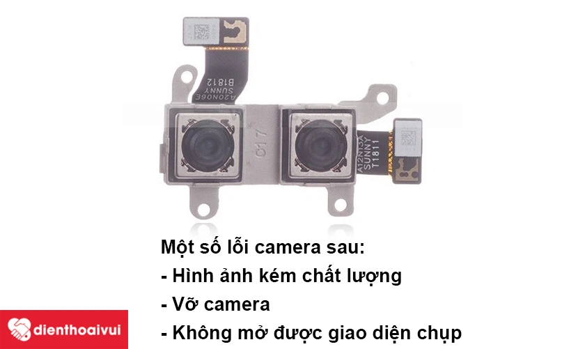 Một số lỗi thường gặp trên camera