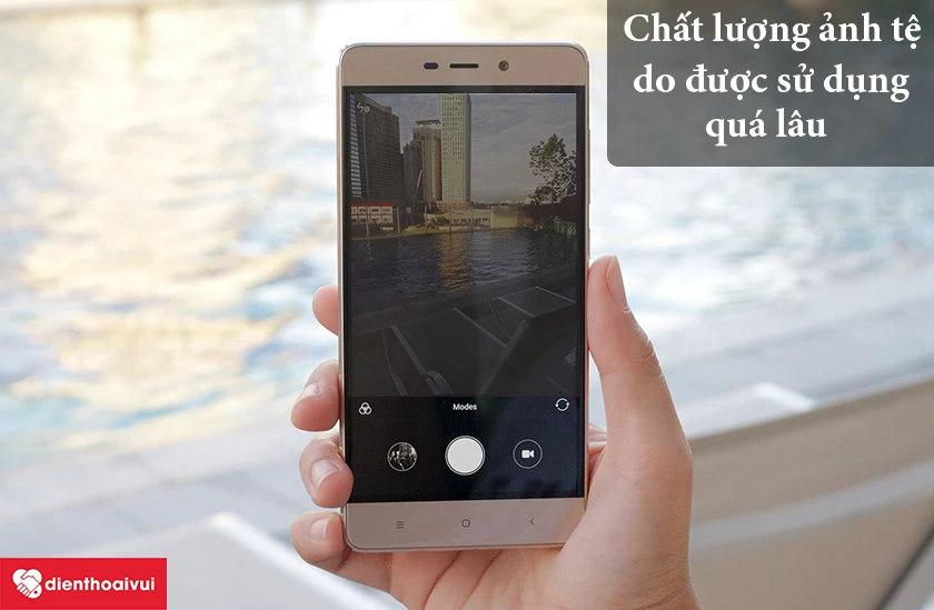 nguyên nhân do máy bạn dùng quá lâu